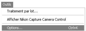 NIKON CAPTURE - Preférences de Nikon Capture 4 Editor - 1