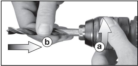 METABO KHE2851 - Serrage de l'outil - 1