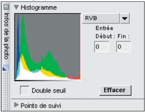 NIKON CAPTURE NX - Histogramme - 1