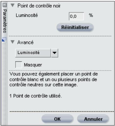 NIKON CAPTURE NX - Point de contrôle noir... - 2