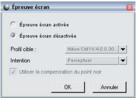 NIKON CAPTURE NX - Profil colorimétrique - 1