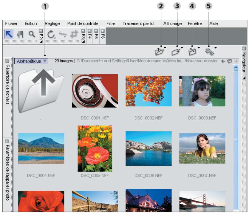 NIKON CAPTURE NX - Le navigateur - 1
