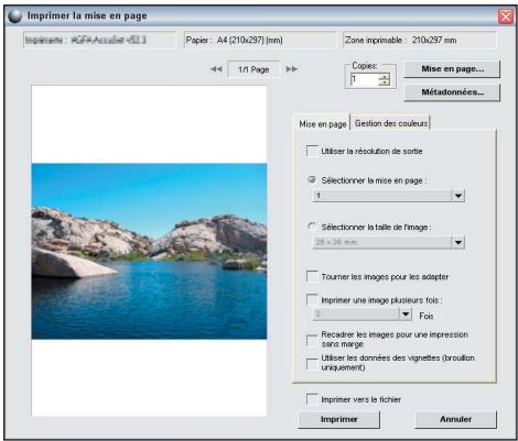 NIKON CAPTURE NX - Comment imprimer - 1