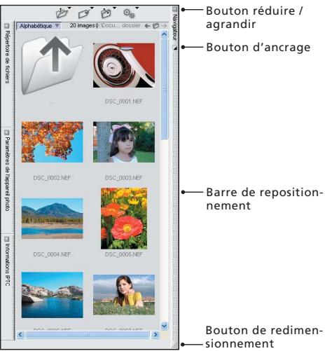 NIKON CAPTURE NX - Bouton réduire / agrandir - 1