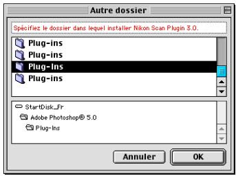 NIKON SCAN - Étape 9—sélectionner un dossier plug-in - 1