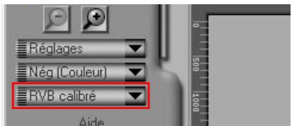 NIKON SCAN - Menu des modèles colorimétriques - 1