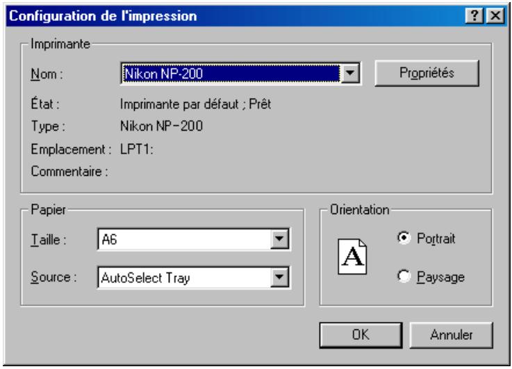 NIKON SCAN - Étape i—configurer votre imprimante - 1