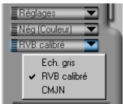 NIKON SCAN - Etape 4—selectionner le modele de couleur - 1