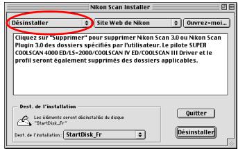 NIKON SCAN - Étape 3—déinstaller nikon scan - 1