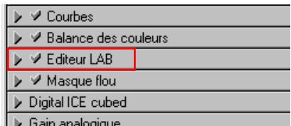 NIKON SCAN - Éditeur LAB* - 1