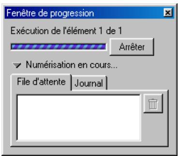 NIKON SCAN - Fenêtre de progression de numérisation - 3