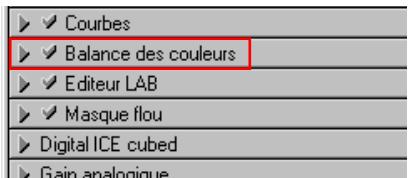 NIKON SCAN - Balance des couleurs - 1