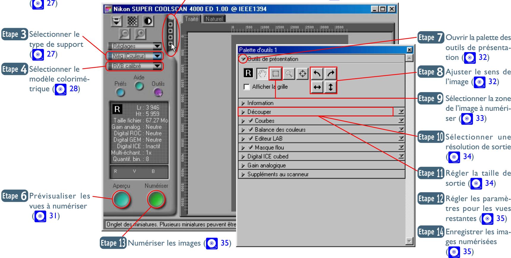 NIKON SCAN - Opérations de base - 1
