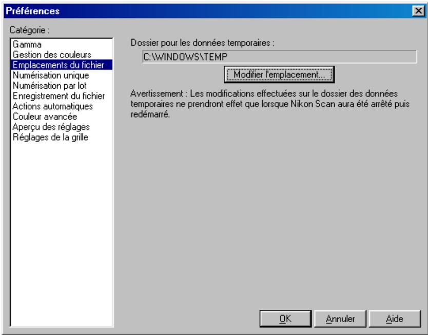 NIKON SCAN - Configuration du système - 1