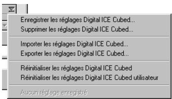 NIKON SCAN - Le menu des paramètres de digital ICE 3 - 1