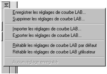 NIKON SCAN - Le menu paramètres de l'éditeur LCT - 1