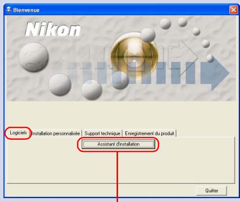 NIKON VIEW 6 - ii — Sélectionnez Assistant d'installation ou Installation personnalisée - 1