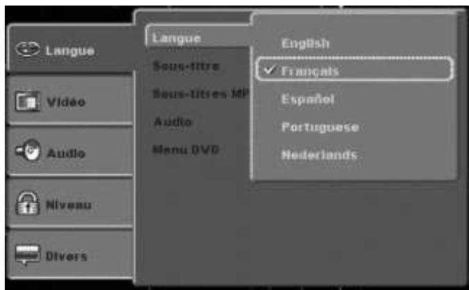 AKAI AD-3610 - Configuration « langue - 1
