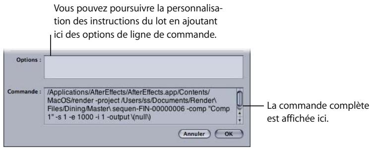 APPLE QMASTER 3 - Pour soumettre un lot de fichiers pour traitement à l'aide de la commande Rendu générique : - 2