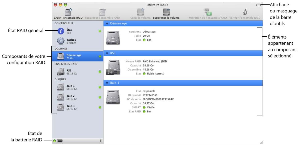 APPLE UTILITAIRE RAID - Exécution de l'utilitaire RAID - 1