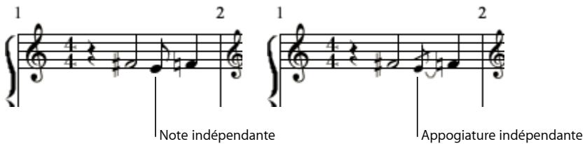 APPLE LOGIC EXPRESS 8 - Création d'appogiatures et de notes indépendantes - 1