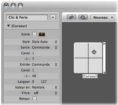 APPLE LOGIC EXPRESS 8 - Curseur de type vecteur - 1