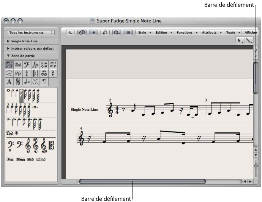 APPLE LOGIC EXPRESS 8 - Sélection de la zone de travail - 1