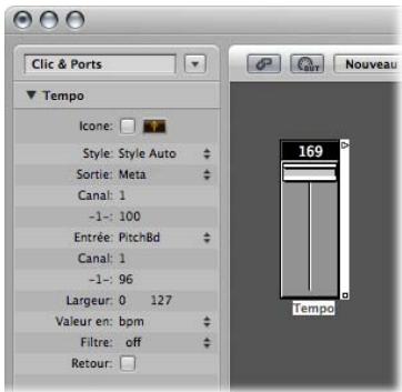 APPLE LOGIC EXPRESS 8 - Utilisation du curseur de tempo - 1