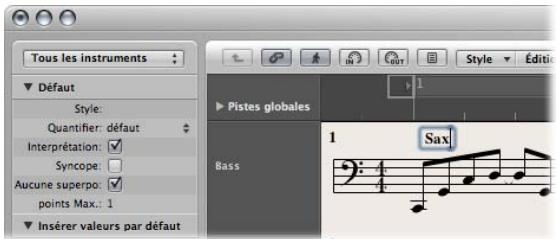 APPLE LOGIC EXPRESS 8 - Insertion de texte - 2