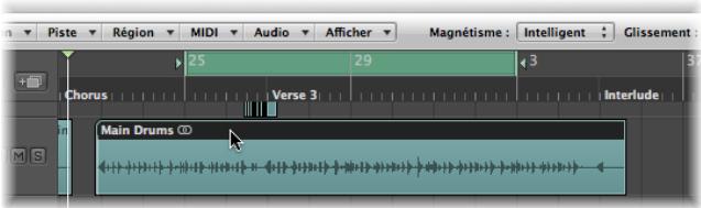 APPLE LOGIC EXPRESS 8 - Pour diviser une ou plusieurs régions : - 4
