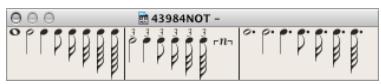 APPLE LOGIC EXPRESS 8 - Sélection d'objets dans la palette des symboles - 4