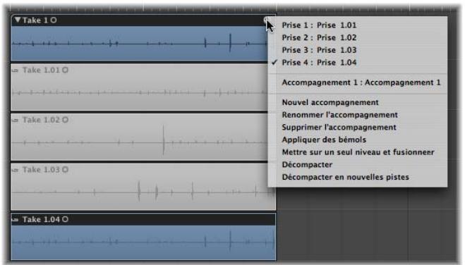 APPLE LOGIC EXPRESS 8 - Mise sur un seul niveau et fusion - 1