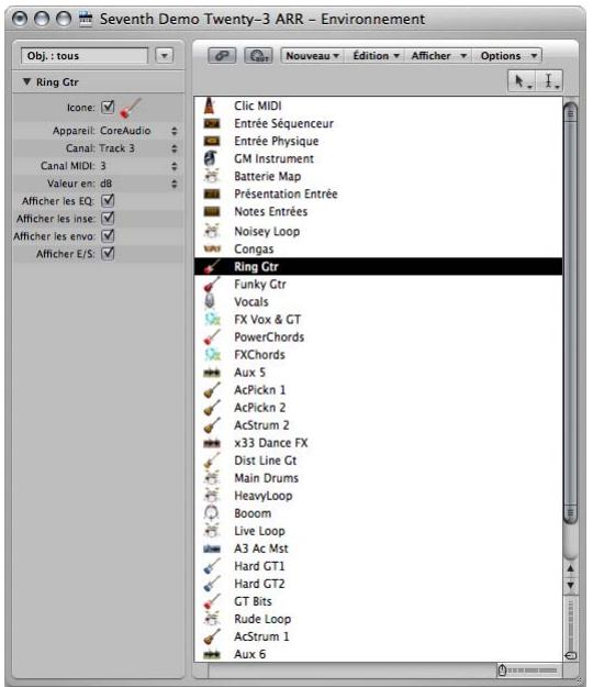 APPLE LOGIC EXPRESS 8 - Pour passer d'une couche à l'autre : - 2