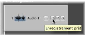 APPLE LOGIC EXPRESS 8 - Activation d'une ou plusieurs pistes pour l'enregistrement - 1