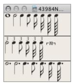 APPLE LOGIC EXPRESS 8 - Sélection d'objets dans la palette des symboles - 2