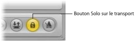APPLE LOGIC EXPRESS 8 - Pour conserver le statut solo de plusieurs régions sélectionnées (ce qui est possible en mode lecture) - 1
