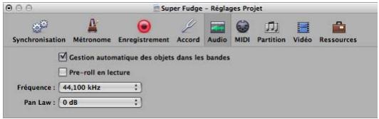 APPLE LOGIC EXPRESS 8 - Réglages audio - 1