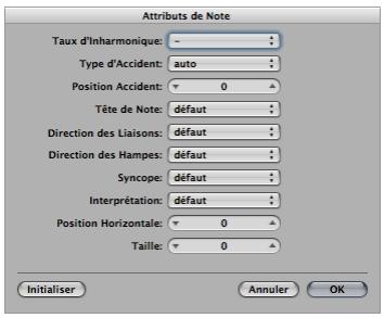 APPLE LOGIC EXPRESS 8 - Utilisation des attributs de note pour modifier des notes séparément - 1