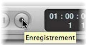 APPLE LOGIC EXPRESS 8 - Pour commencer l'enregistrement : - 1