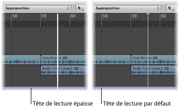 APPLE LOGIC EXPRESS 8 - Pour ajuster l'écran de tête de lecture : - 2