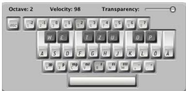 APPLE LOGIC EXPRESS 8 - Pour activer le clavier avec verrouillage majuscules : - 1