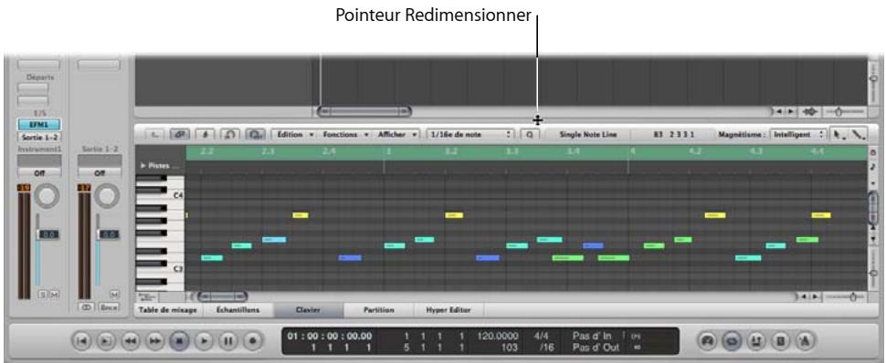 APPLE LOGIC EXPRESS 8 - Déplacement et redimensionnement de fenêtres - 2