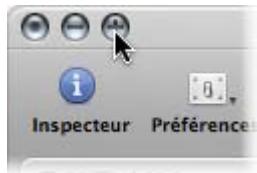 APPLE LOGIC EXPRESS 8 - Pour agrandir une fenêtre, effectuez l'une des opérations suivantes : - 1