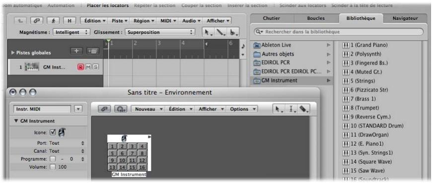 APPLE LOGIC EXPRESS 8 - Configuration d'instruments MIDI externes - 1