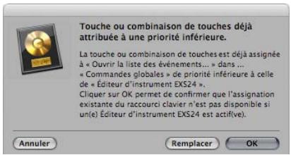 APPLE LOGIC EXPRESS 8 - Utilisation de raccourcis clavier - 1