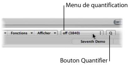 APPLE LOGIC EXPRESS 8 - Quantification des événements et des notes - 1