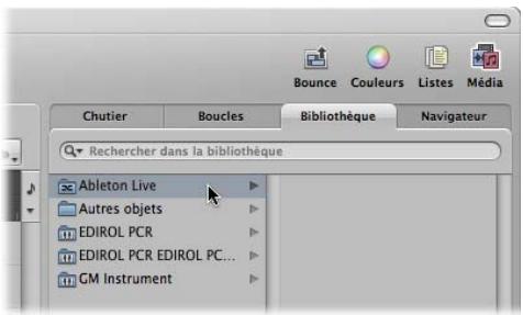 APPLE LOGIC EXPRESS 8 - Pour accéder à un instrument rewired : - 1
