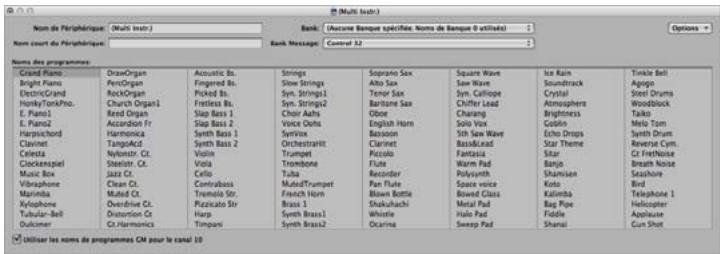 APPLE LOGIC EXPRESS 8 - Programme, volume et panoramique - 1
