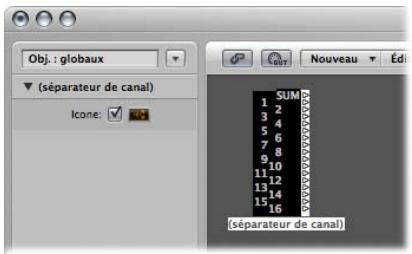 APPLE LOGIC EXPRESS 8 - Objet séparateur de canal - 1