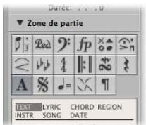 APPLE LOGIC EXPRESS 8 - Objets texte et symboles d'accord - 1